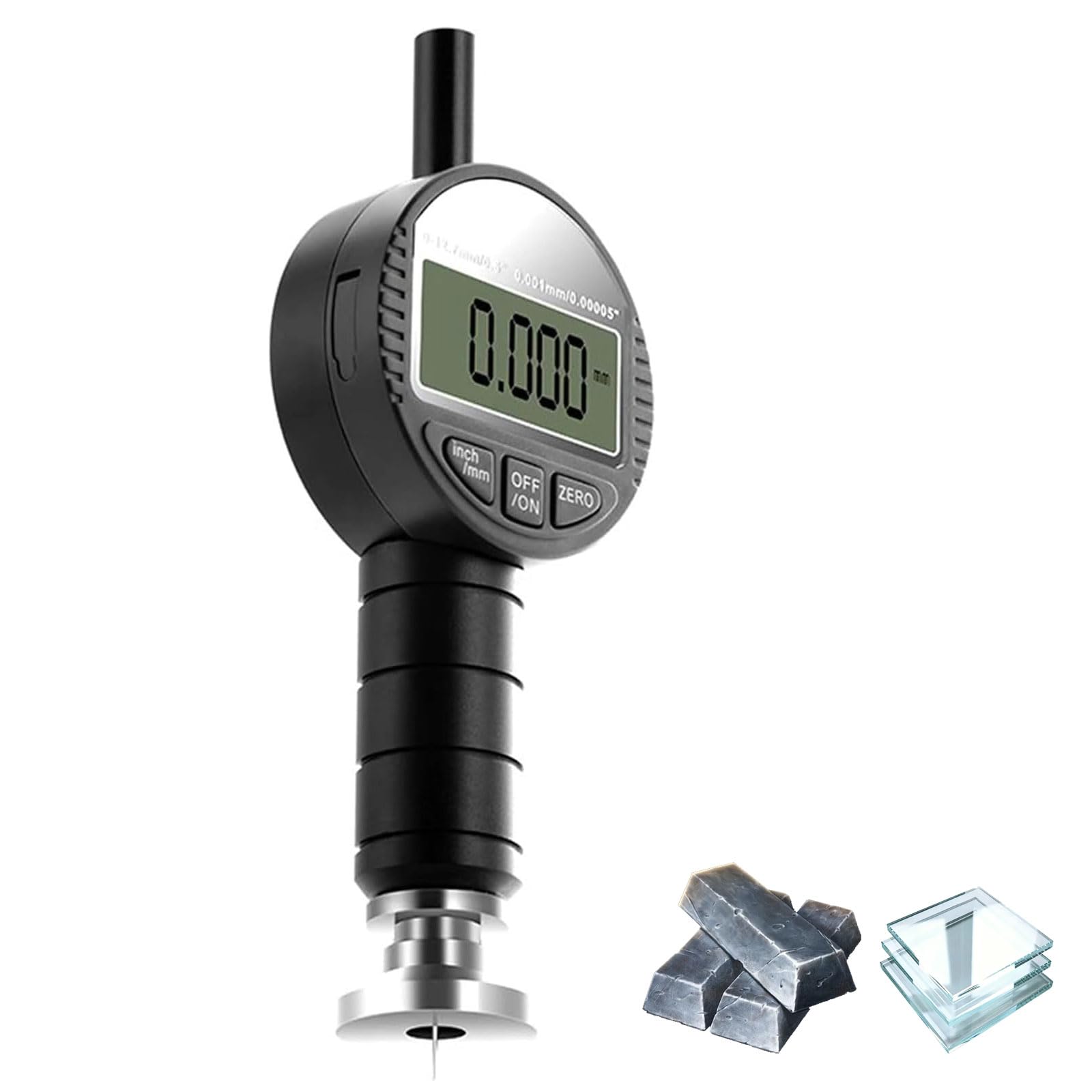 Détecteur de rugosité portable 0-6.5mm avec conversion mm/pouce pour test de sablage - 8