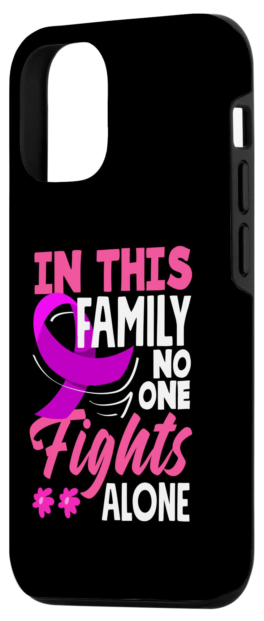iPhone 15 In This Family No One Fight Alone Breast Cancer Awareness Case - Image 2