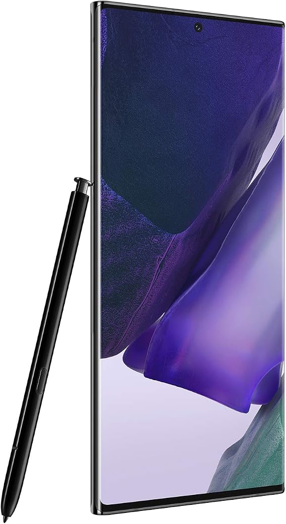 SAMSUNG Galaxy Note 20 Ultra 5G Cell Phone, Factory Unlocked Android Smartphone, 128GB, S Pen Included, Mobile Gaming, 6.9 Infinity-O Display Screen, Long Battery Life, US Version, Mystic Black