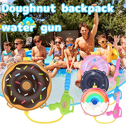 Kinderen Strand Donuts Dierenrugzak Waterpistool Speelgoed, Kinderen Uittrekbare Zomer Outdoor Speelgoed voor Zwembad… - Image 5
