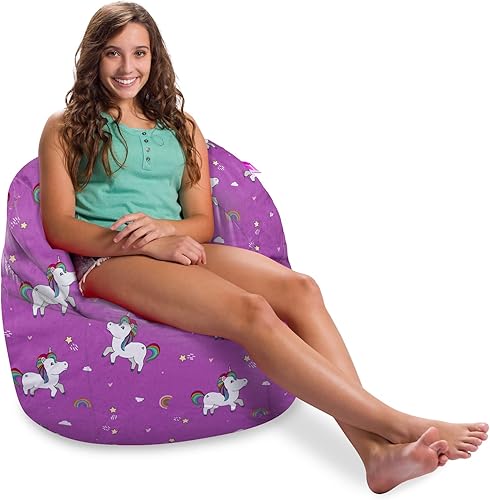 Miniatura 576 de Posh Creations Puf estructurado cómodo para jugar, leer y ver la televisión, Malibu Lounge, tela de lona para colorear, criaturas Criaturas de tela