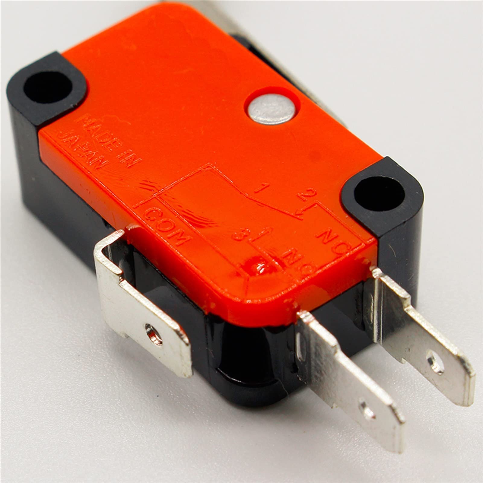 interruptor electronico Interruptor basculante, 10 Uds., microinterruptor de límite, brazo de palanca de rodillo de bisagra larga, lote de acción a presión
