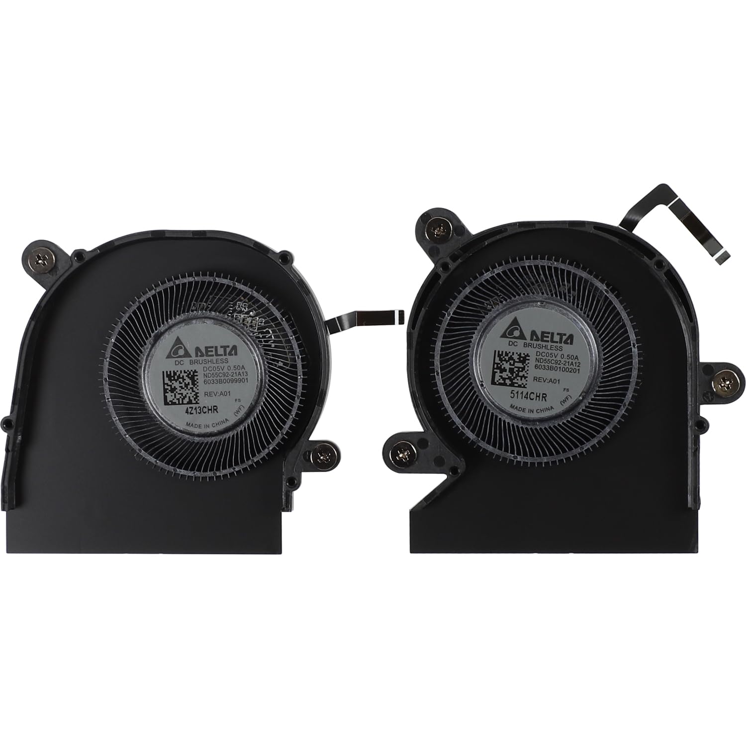 New CPU+GPU Cooling Fan Replacement for HP Elite Dragonfly G3 G4 I5 13.5 Inch N11560-001 ND55C92-21A12 ND55C92-21A13 6033B0100201 6033B0099901 DC5V 0.50A