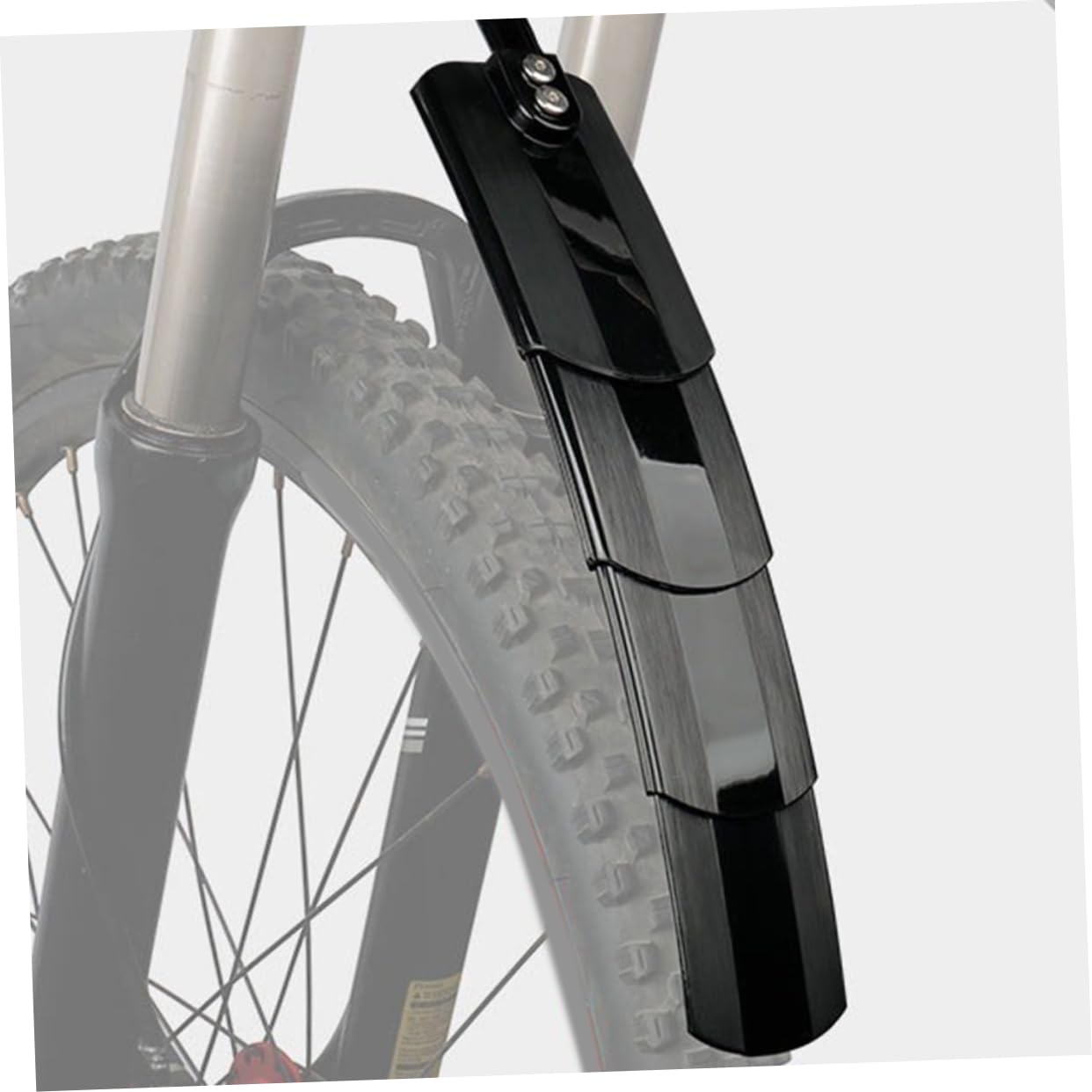 Mipcase Garde-Boue vélo Velo de Route Gravel Velo Anti poussiere Lenoir Velo Gravel Garde-Boue pour vélos vélo de Montagne Garde-Boue Solide Garde-Boue de vélo Plastique Black