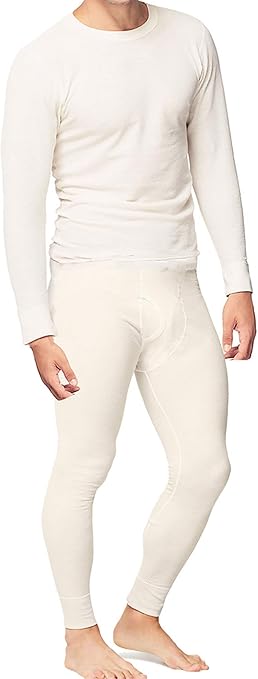 Place and Street Men’s Cotton Thermal Underwear Set Shirt Pants Long Johns