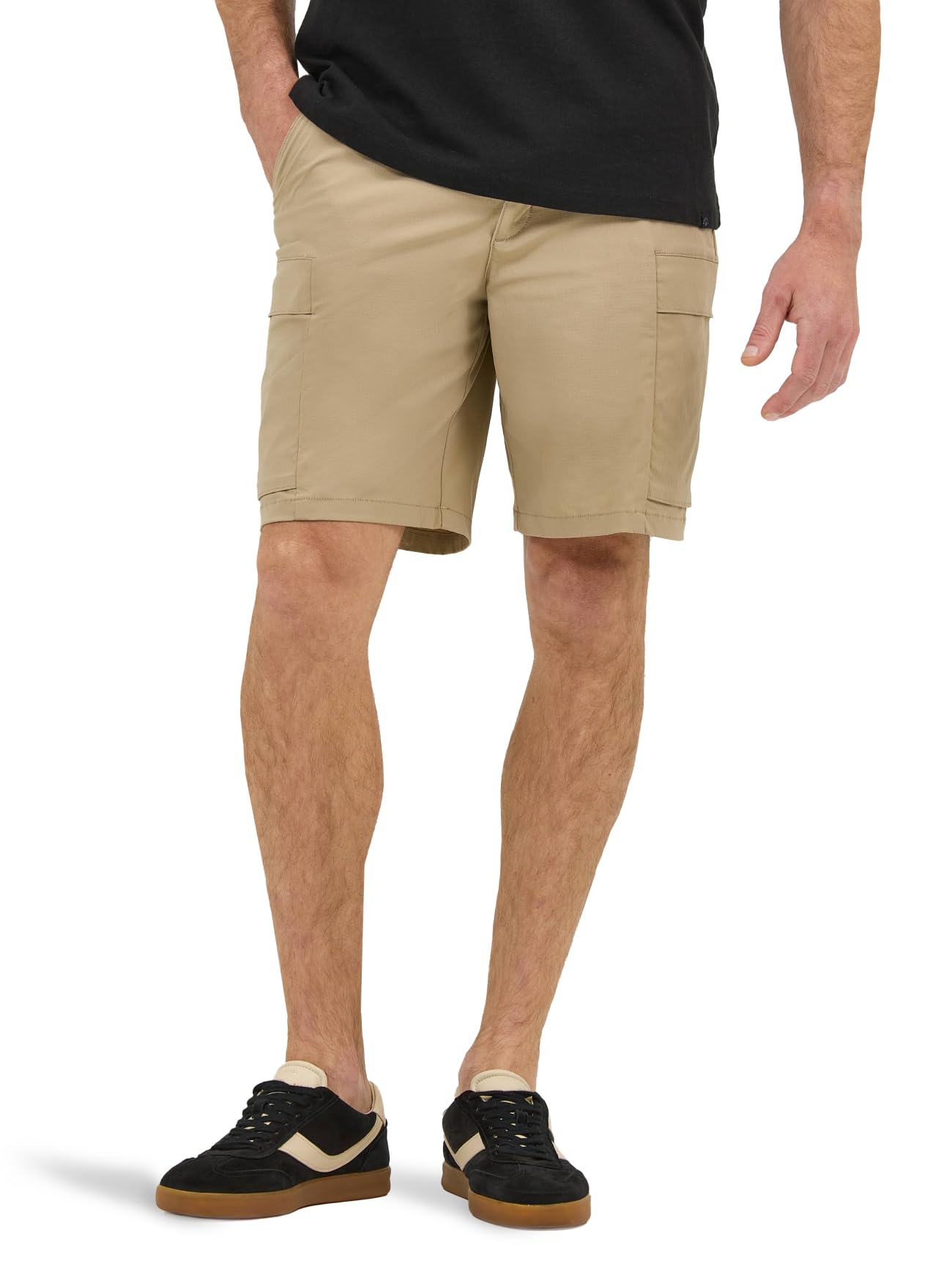 Lee Herren Extreme Motion Synthetic Ripstop Cargo Short Cargos, Kansas City Khaki, 54 DE