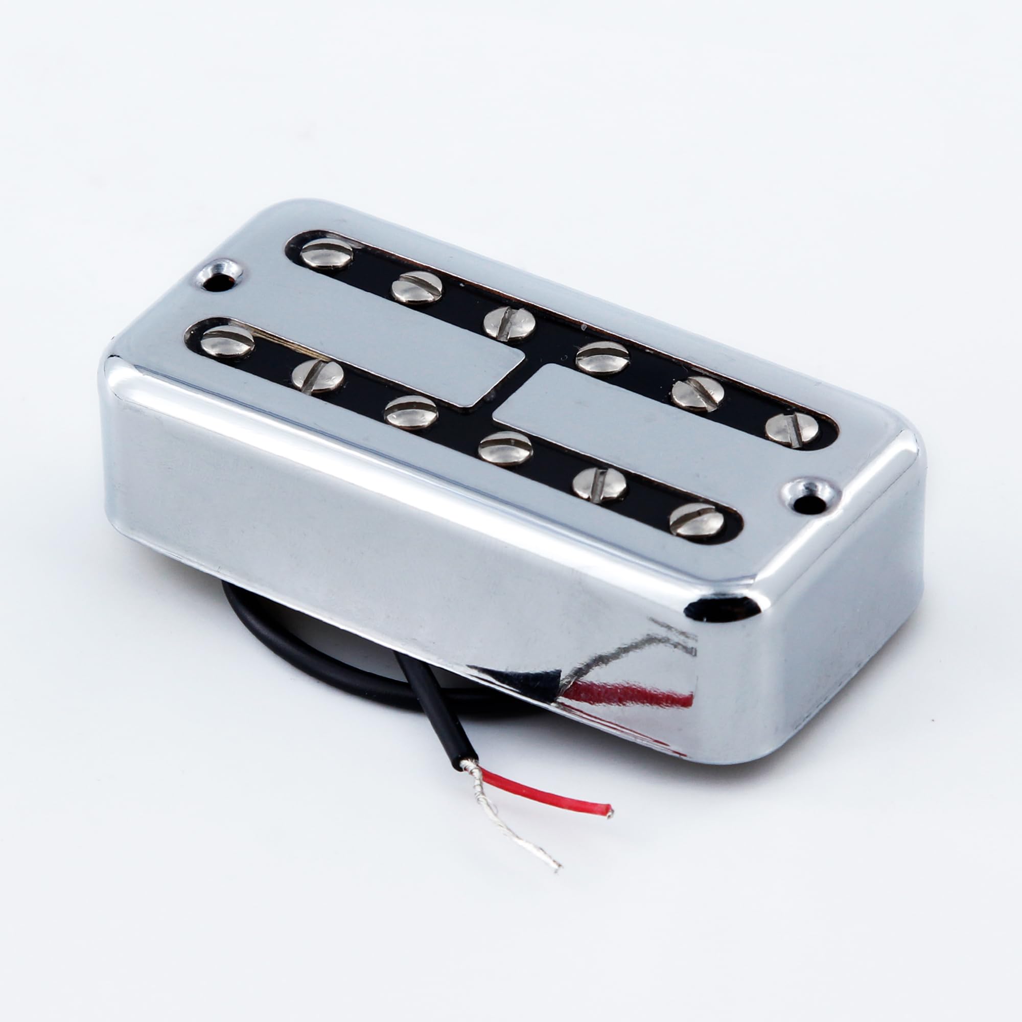 FLEOR Alnico 2 Puente Humbucker para guitarra eléctrica, 4-5K, pastilla para guitarra estilo FT, cromado