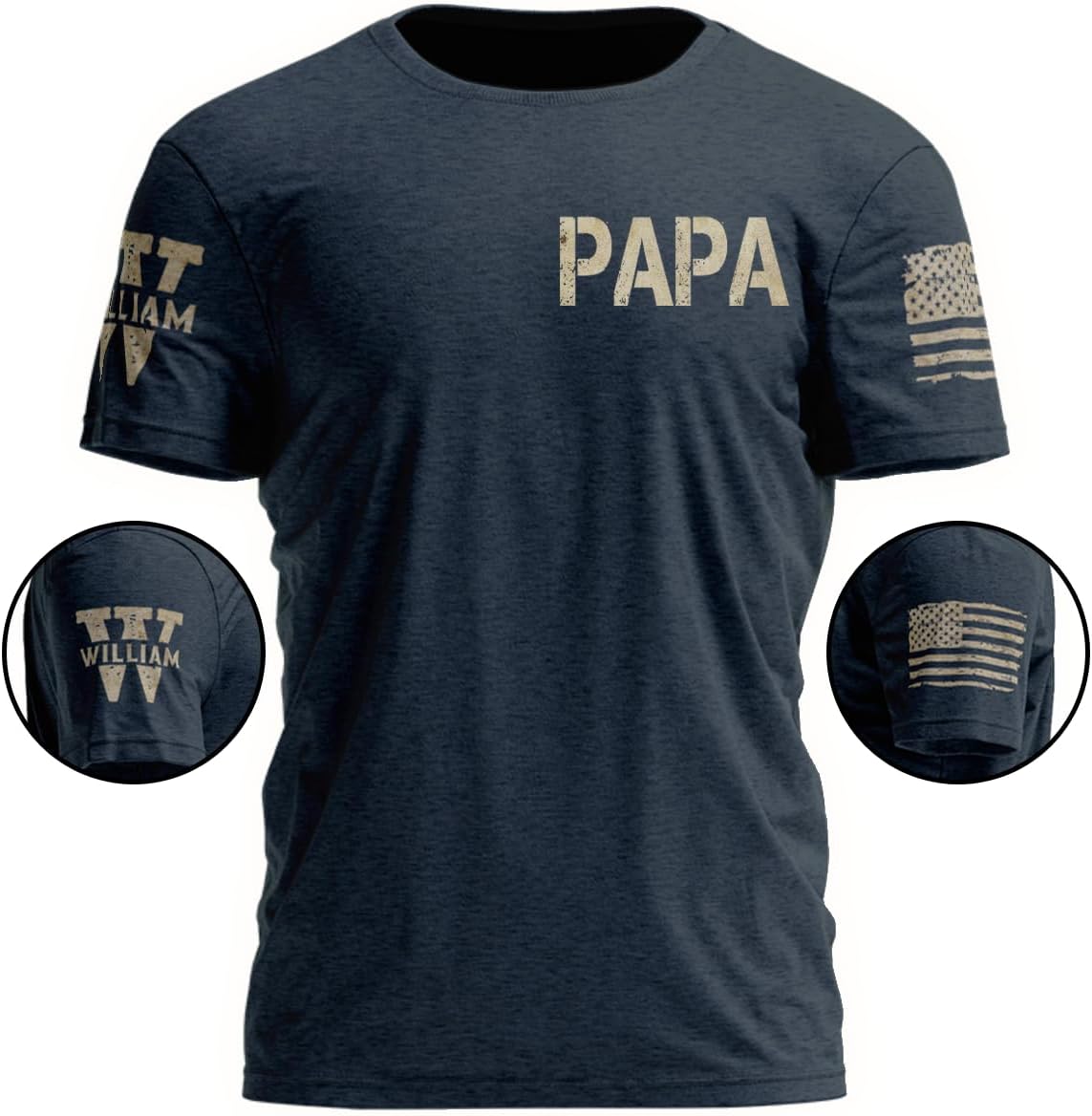 Custom Papa The Bad Influence Shirt, Personalized Nickname Sweatshirt Hoodie, Fathers Day Dad Grandpa Gifts Men Custom Papa The Bad Influence Shirt, Personalized Nickname Sweatshirt Hoodie, Fathers Day Dad Grandpa Gifts Men