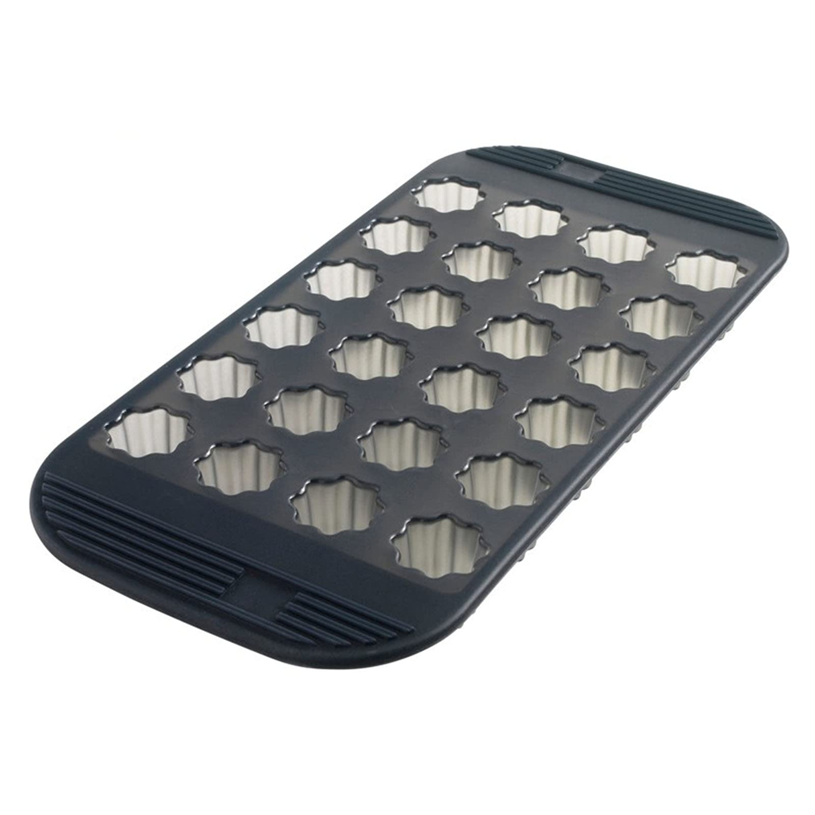 Molde de Silicona para Utensilios de Cocina, 24 Tazas, Ideal para Hornear Pan y Pasteles. Apto para Horno, Antiadherente y Seguro para Uso alimentario.