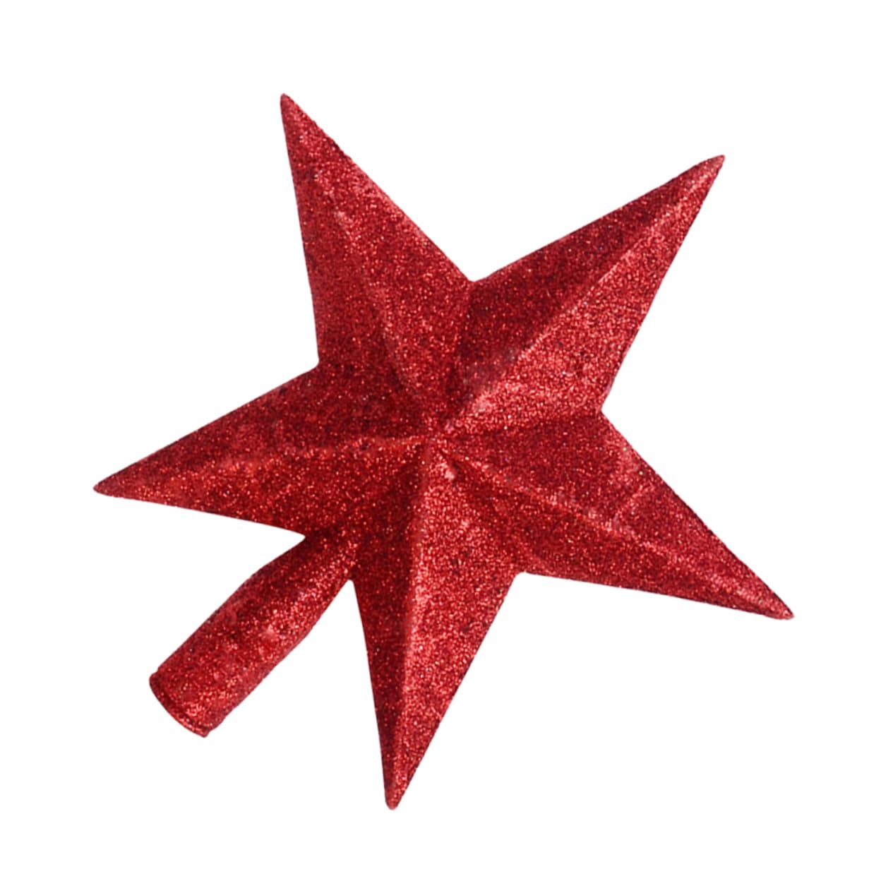 Étoile de Sapin de Noël Ambiance Festive et Design Unique en Plastique 20 Cm Rouge Décoration Créative à Cinq Branches pour Bureau ou Fête de Noël
