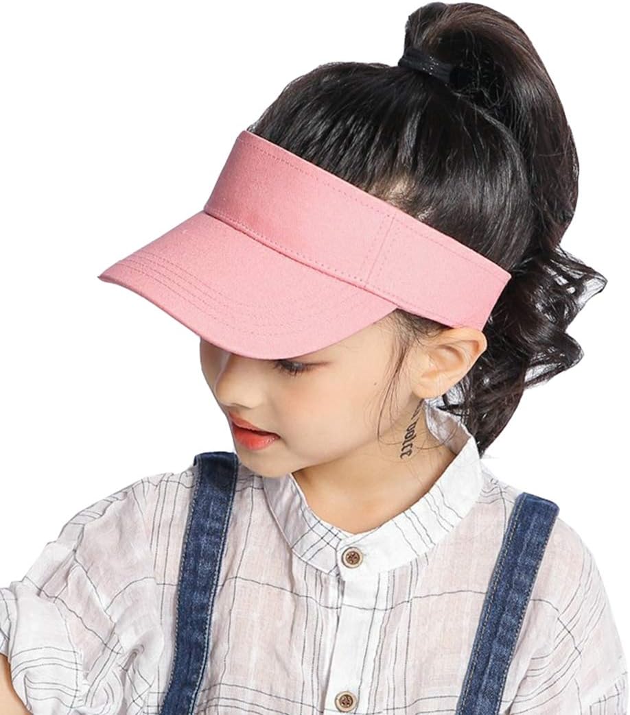 INOGIHKids Visor Sun Hat Adjustable Athletic Sports Hat 6 to 12 Years Old