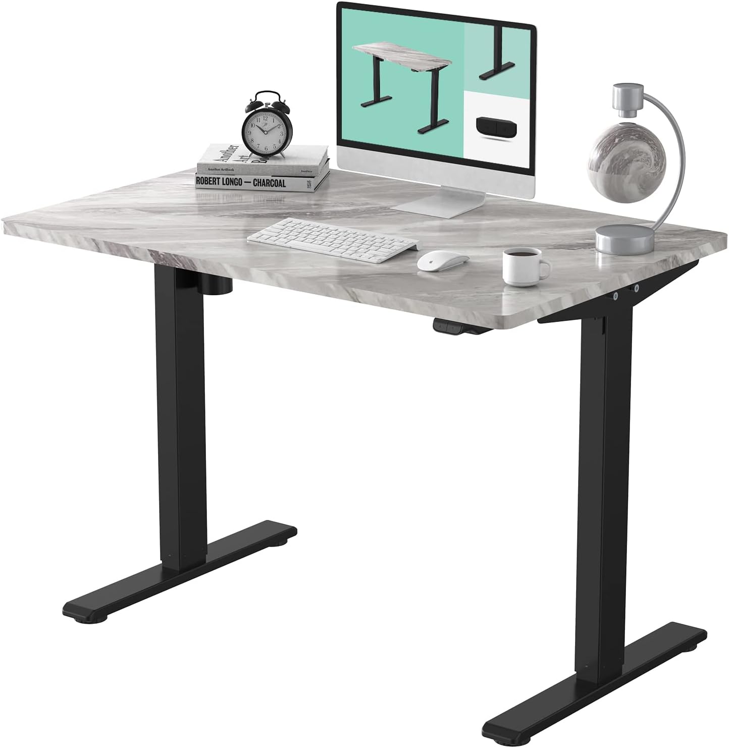Buy FLEXISPOT Essential Adjustable Desk, Electric Standing Desk Sit