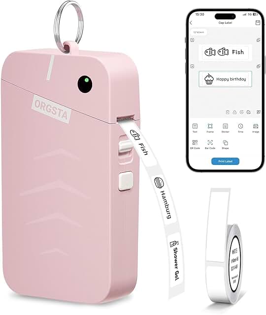 ORGSTA Label Maker, S001 Portable Bluetooth Label Maker Machine with Tap...