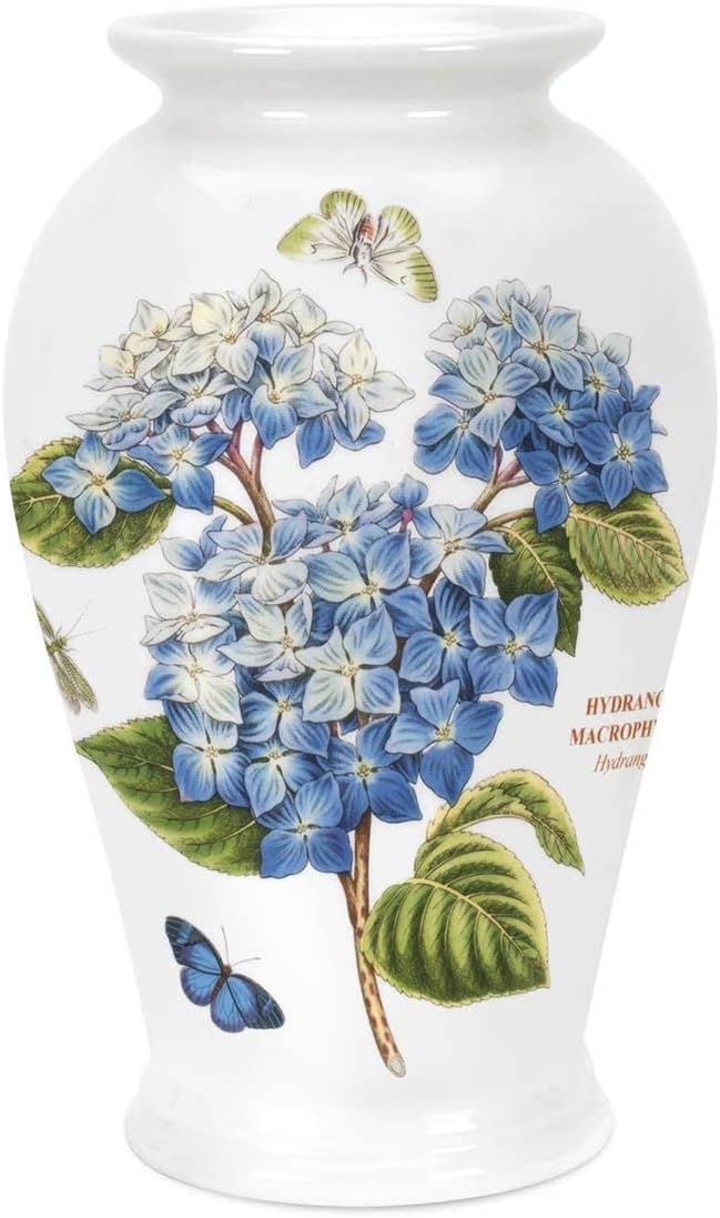 Portmeirion Home & Gifts BGJC58050 8" Canton Vase Hydrangea, Ceramic