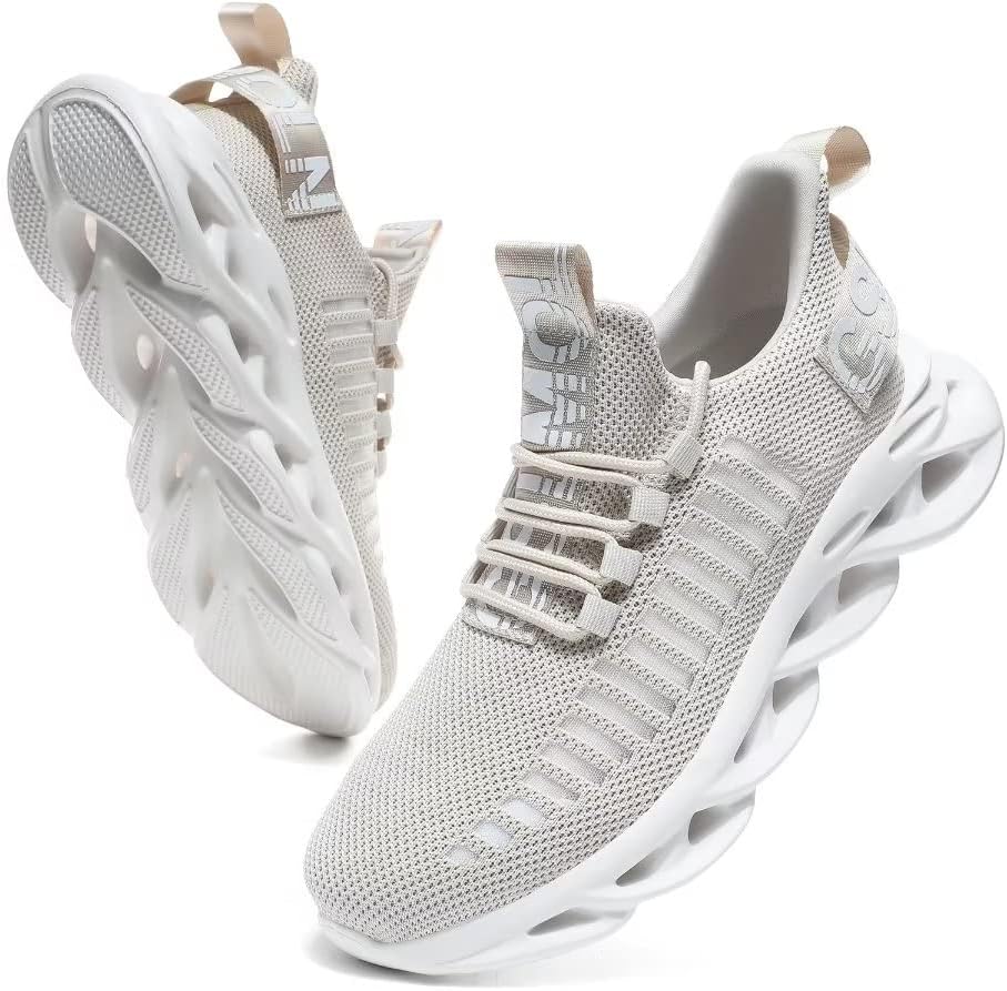 Women's Lace Up Walking Shoes Breathable Ultra Lightweight Sport Casual Ladies Girls Fashion Platform Sneakers