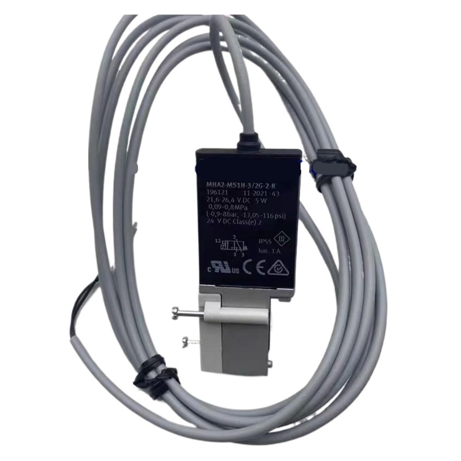 LEOTNNDQ Solenoid Valve MHA2-MS1H-3/2G-2 196119 MHA2-MS1H-3/2G-2-K 196121(196121)