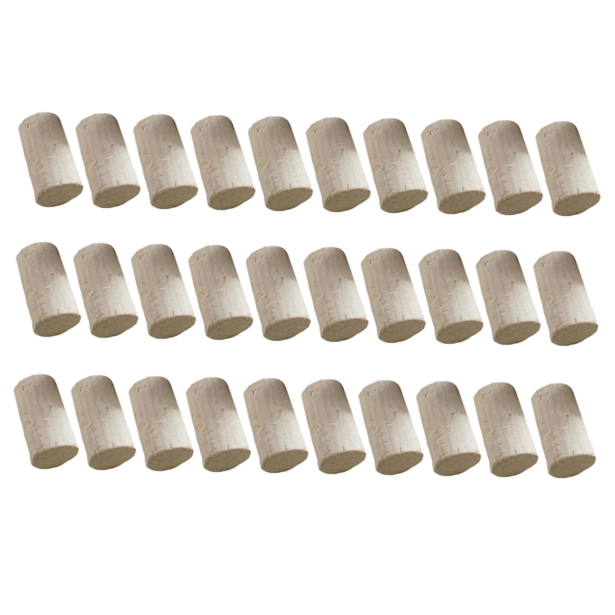 SHOWERORO Juego De 3 Tapones De Corcho para Vino para Sellar Botellas Herméticos Y para Conservar El Vino (30 Unidades)