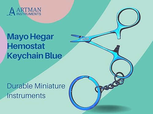 Miniatura 6 de Hemostat Mayo Hegar - Llavero de pinza para mosquitos  Regalo novedoso de acero inoxidable para profesionales médicos, dentistas peces atado de