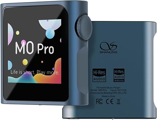 Vista 10 de SHANLING M0 Pro Reproductor de música MP3 de alta resolución con Bluetooth, reproductor de audio digital, reproductor de audio portátil, reproductor