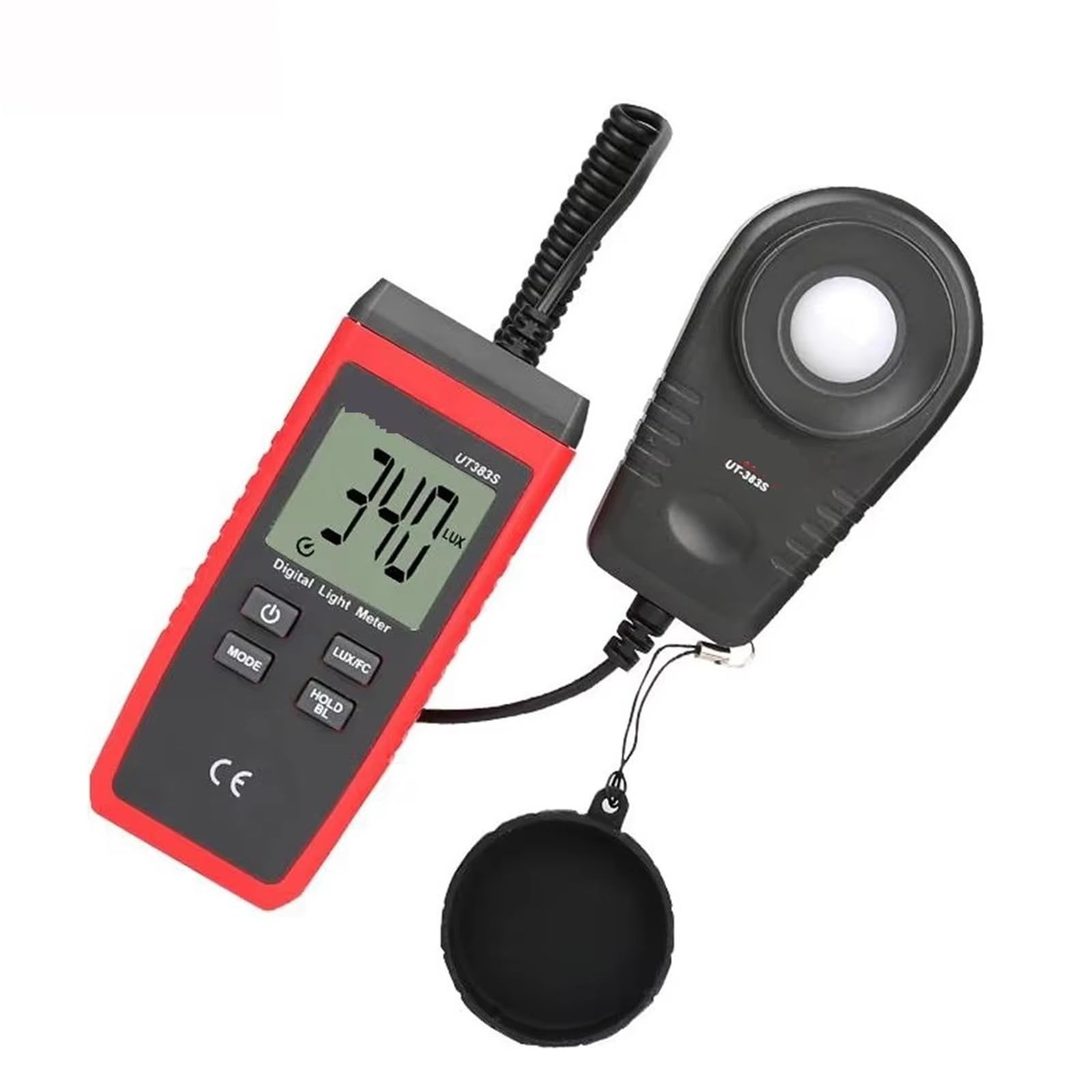 Luxómetro, Medidor de luz Luxómetro Digital 200.000 LUX Luminancia Lux Fc Prueba Max Min Iluminómetros Fotómetro profesional