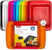 Vista 27 de Rapid Ramen - Olla para cocinar ramen en microondas, libre de bisfenol A (BPA), apta para lavavajillas, perfecta para residencia universitaria, Rosa