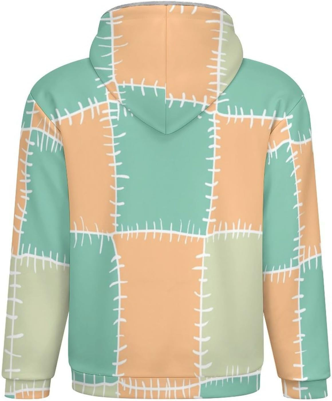 Hooded Jacket–Fleece-Lined Soft Shell for Active Cold Weather Hunting,3D Pink plaid,Comfortable Casual Outerwear