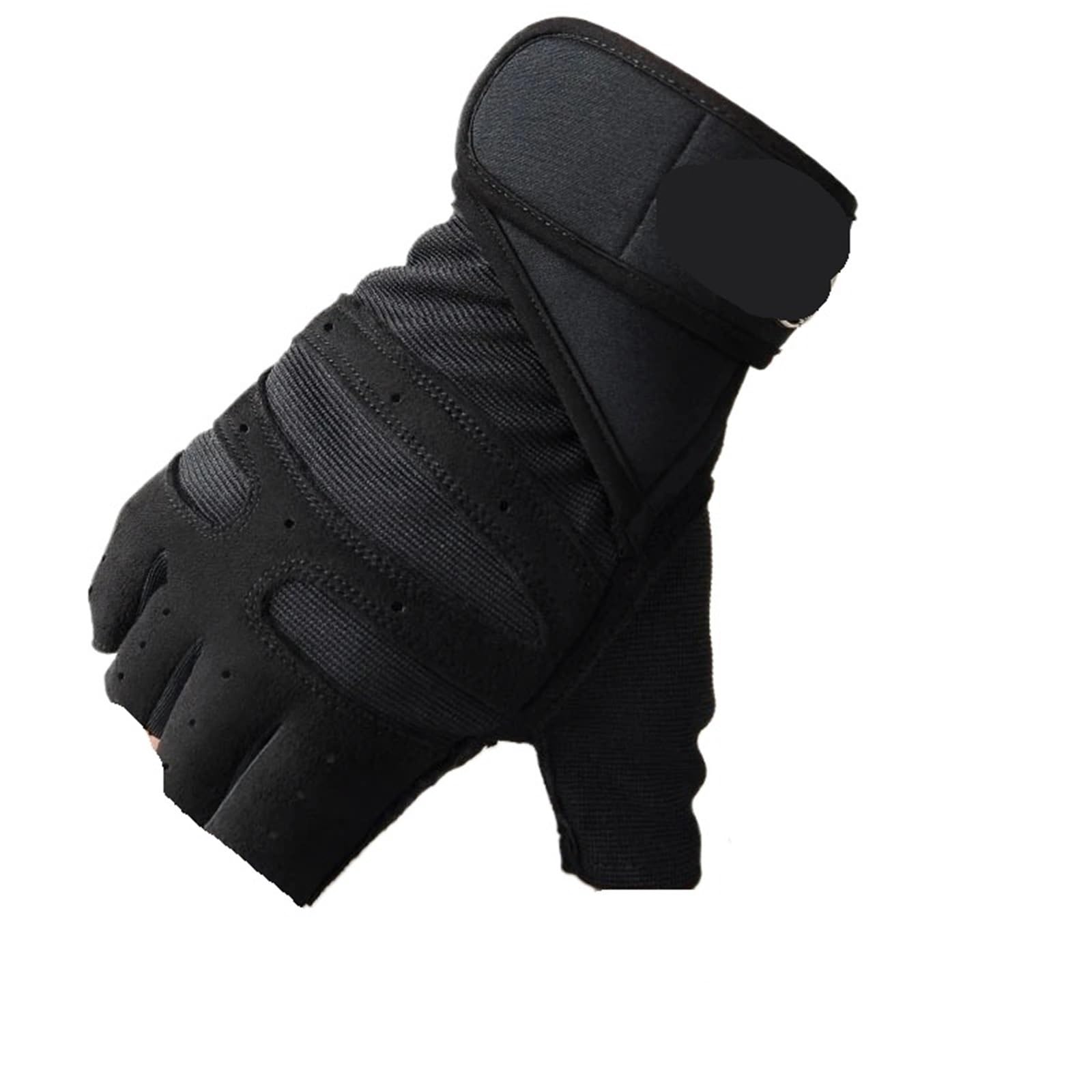 Guanti da Fitness Guanti da Palestra for Uomo Donna Fitness Sollevamento Pesi Guanti da Polso Body Building Allenamento Sport Esercizio Guanto da Ciclismo Antiurto per Fitness(Black,L)