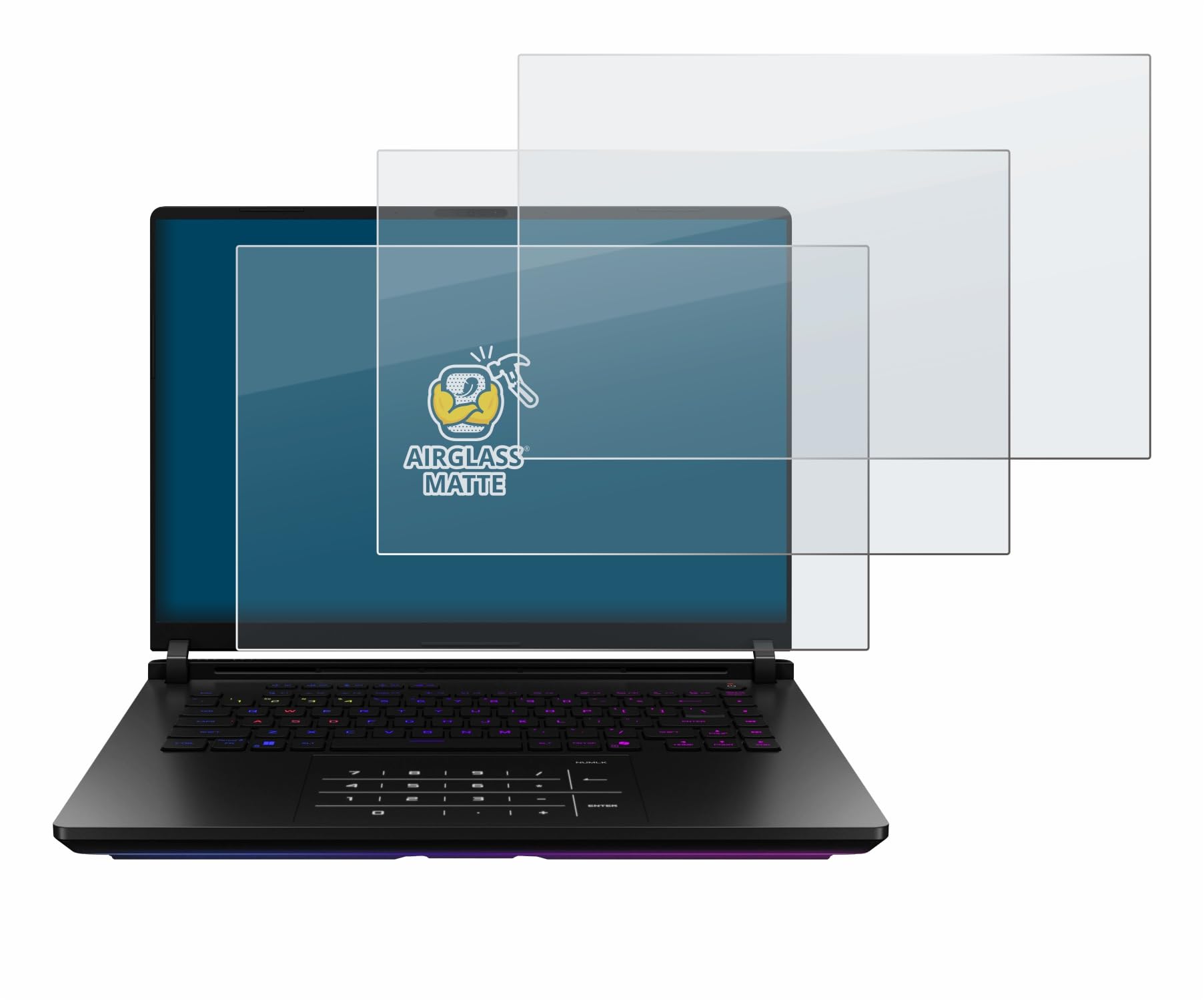 BROTECT Protector Pantalla Mate Cristal para ASUS ROG Strix SCAR 18 2025 (3 Unidades) Protección Anti-Reflejos