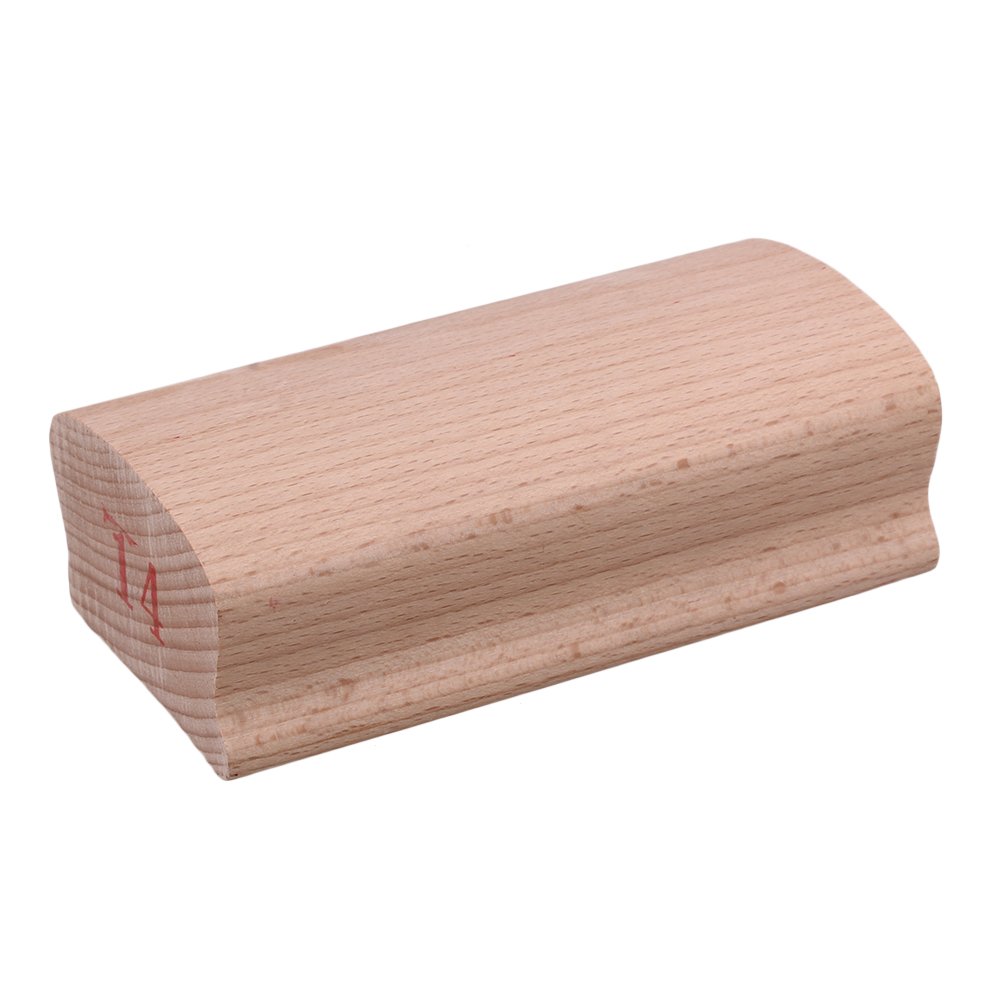 Yibuy 14# Wood Radius Sanding Blocks for Guitar Bass Fret Leveling Fingerboard Luthier Tool