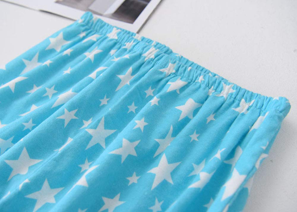 Conjunto De Pijamas De Mujer, Conjunto De Pijama Suave Conjuntos De Salón Con Estampado De Estrellas De Algodón Tejido Top & Pantalones Con Botones Pjs Set Ropa De Dormir De Manga Larga Ropa De Do