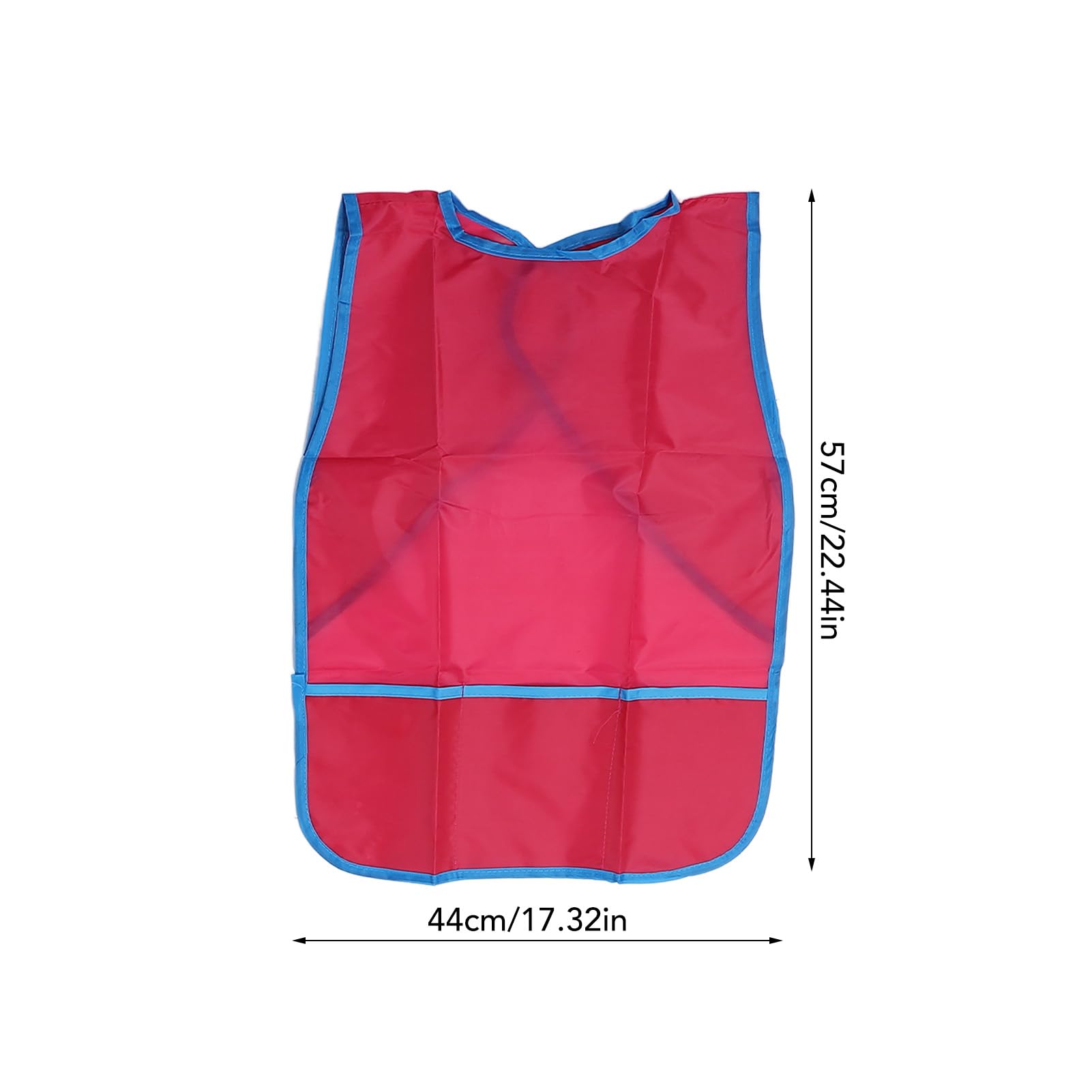 POENVFPO 12 Pcs Kids Sleeveless Artist Painting Smock, Art Aprons with Pocket for Children 3 to 8 Years, Various Colors - Image 2