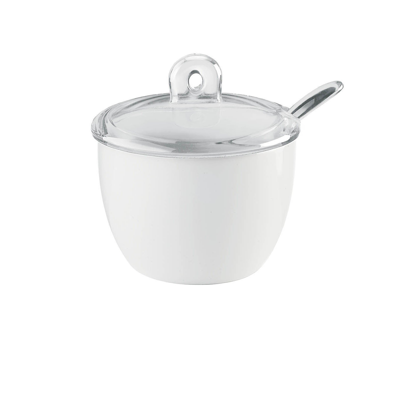 Guzzini Zuccheriera Gocce, Trasparente, 12.5 x 11.7 x h9.5 cm