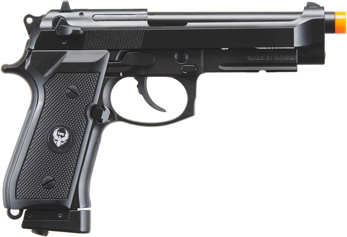 GoldenBall x HFC Metal HGC-194B Co2 Gas Blowback Airsoft Pistol Collab w/HFC (Color: Black)