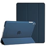 for iPad 9th/ 8th/ 7th Generation Case 10.2 Inch (2021/2020/2019 Release), 10.2 iPad Case 9th/ 8th/ 7th Gen Cover, Slim Smart Cover with Translucent Hard Shell Back -Navy