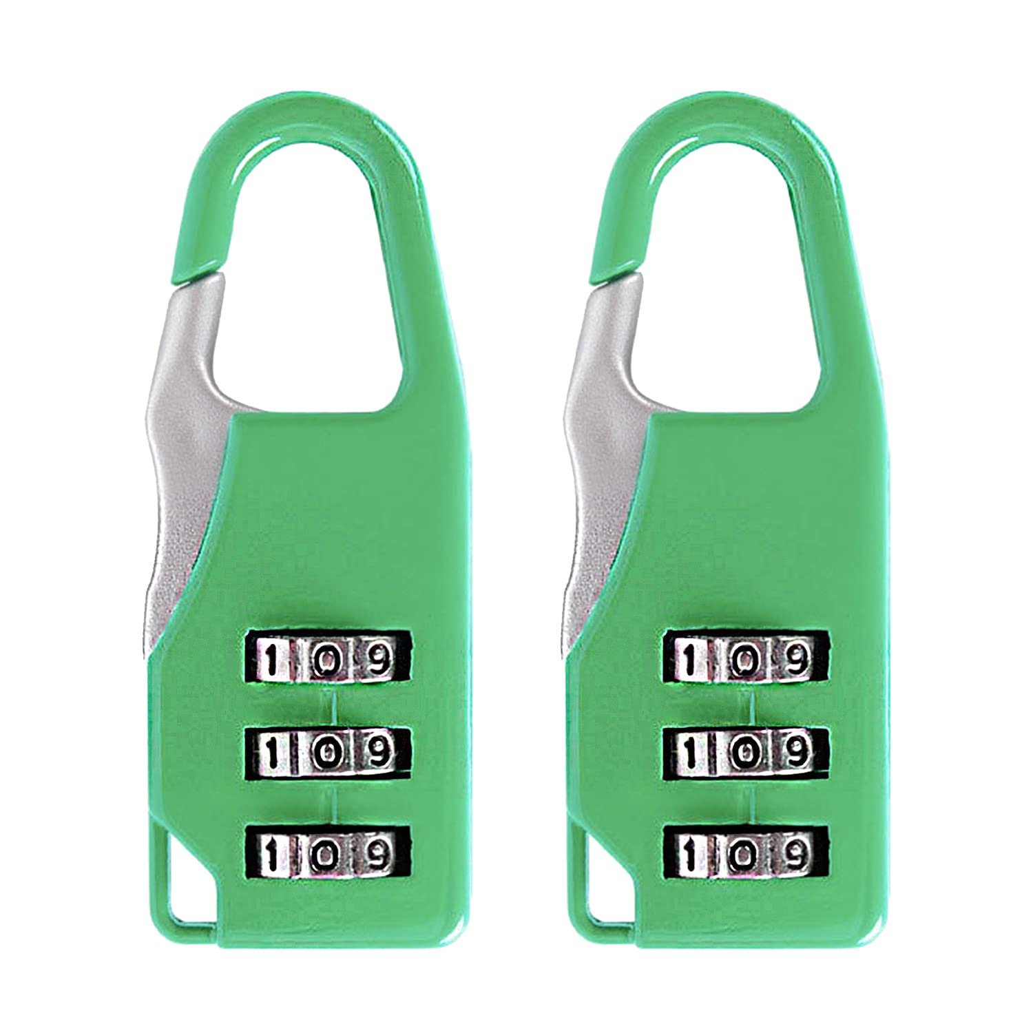 SYGA 3 Digit Combination Padlock Black Number Luggage Travel Code Lock - Pink — Amazon image 2