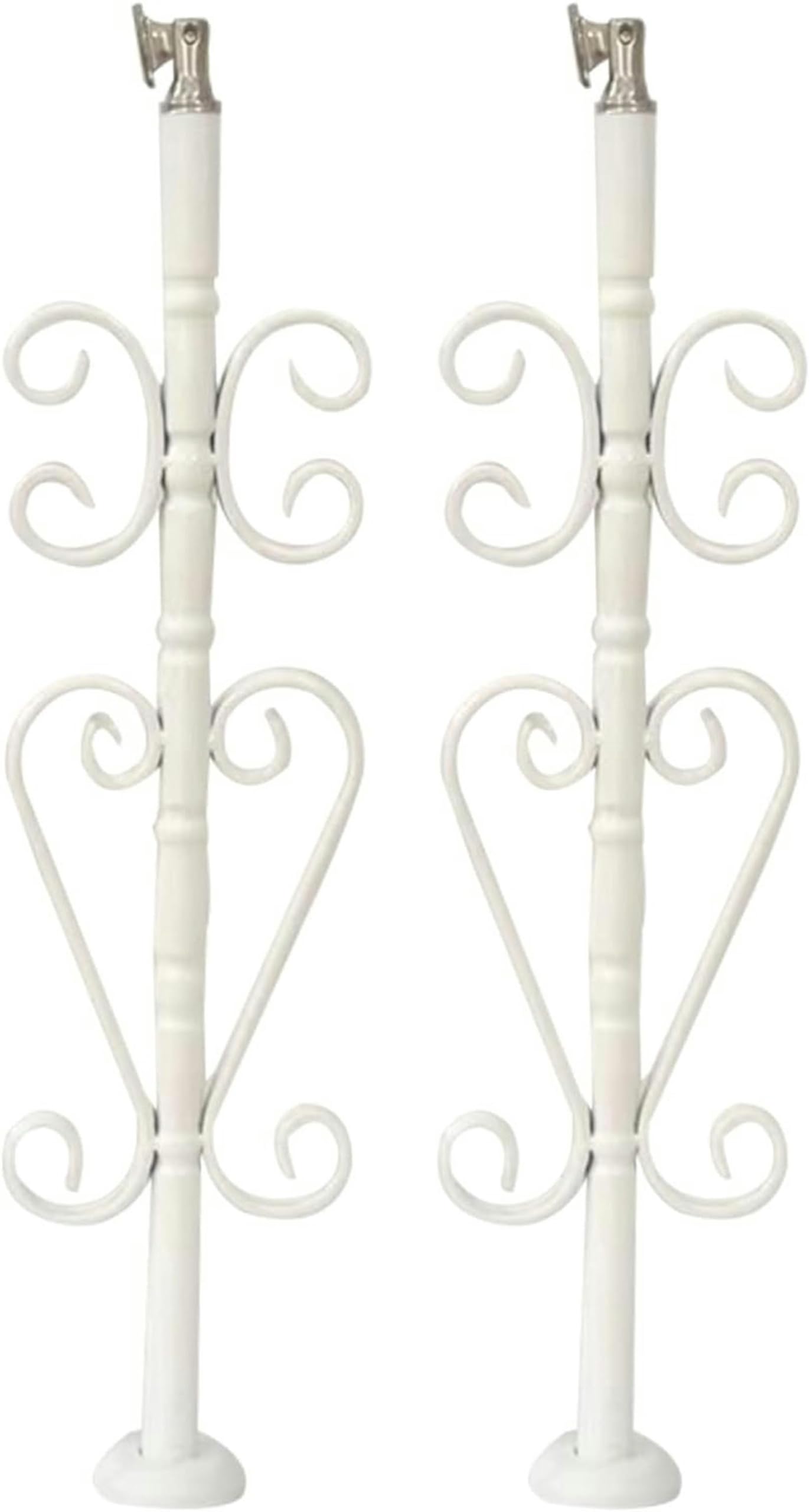 Balustrade d'escalier noir en métal 85cm, garde-corps robuste pour votre loft