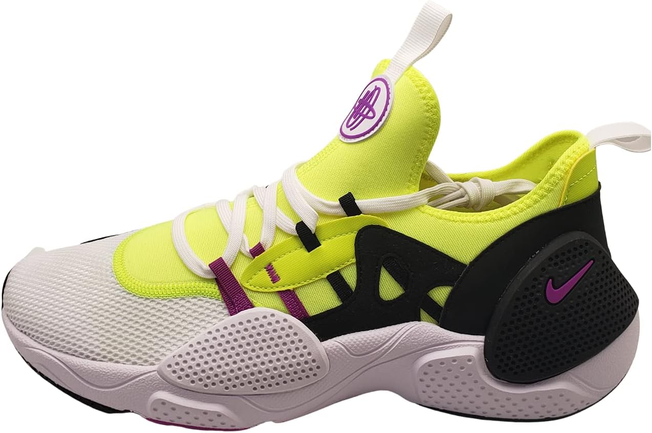 Nike Men's Huarache E.D.G.E. Txt AO1697-103 White-Volt/Black-Hyper-Violet (11 D (M US))