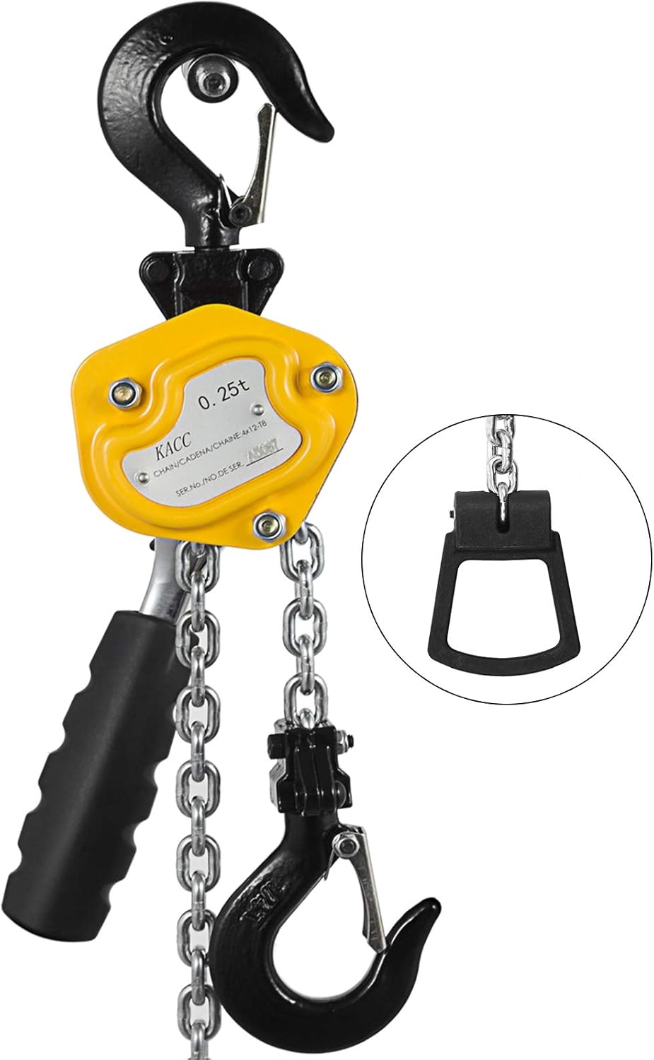 Mophorn 0.25T Lever Block Chain Hoist 3M 10Ft Chain Hoist Alloy Steel G80 Chain Ratchet Lever Hoist with Hook : Industrial & Scientific
