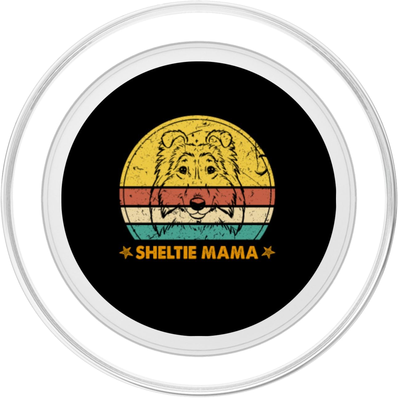 Best Sheltie Mom Ever Dog Shetland Sheepdog Mom Sheltie Mama PopSockets MagSafe PopGrip for iPhone