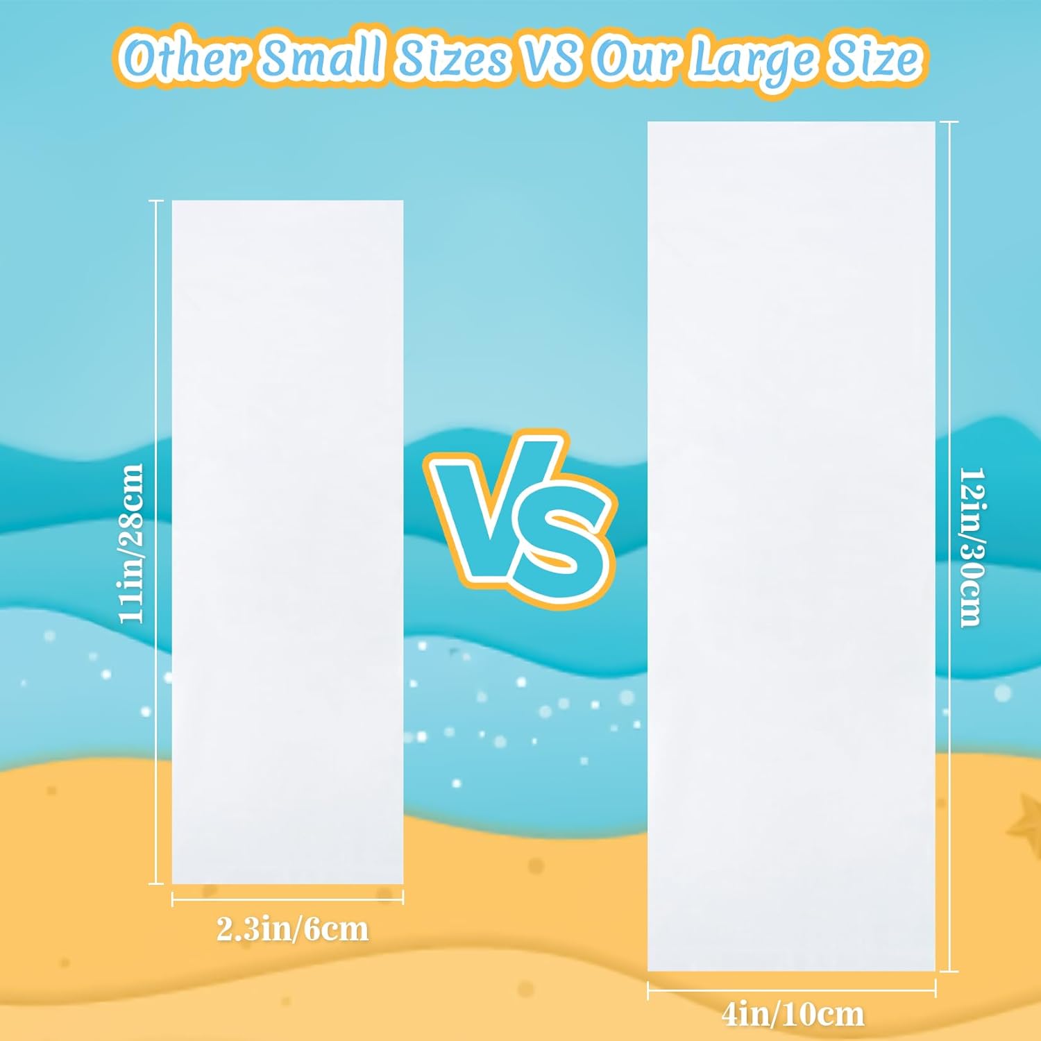 MAQIHAN 100 Ice Candy Plastic Bags - 4x12 Bolsas para bolis de hielo mexicanos Freeze Icepop Bags Popsicle Mold bolsas para helados caseros Popsicle Wrappers Yogurt Ice Cream Smoothie Mold Bag thumbnail