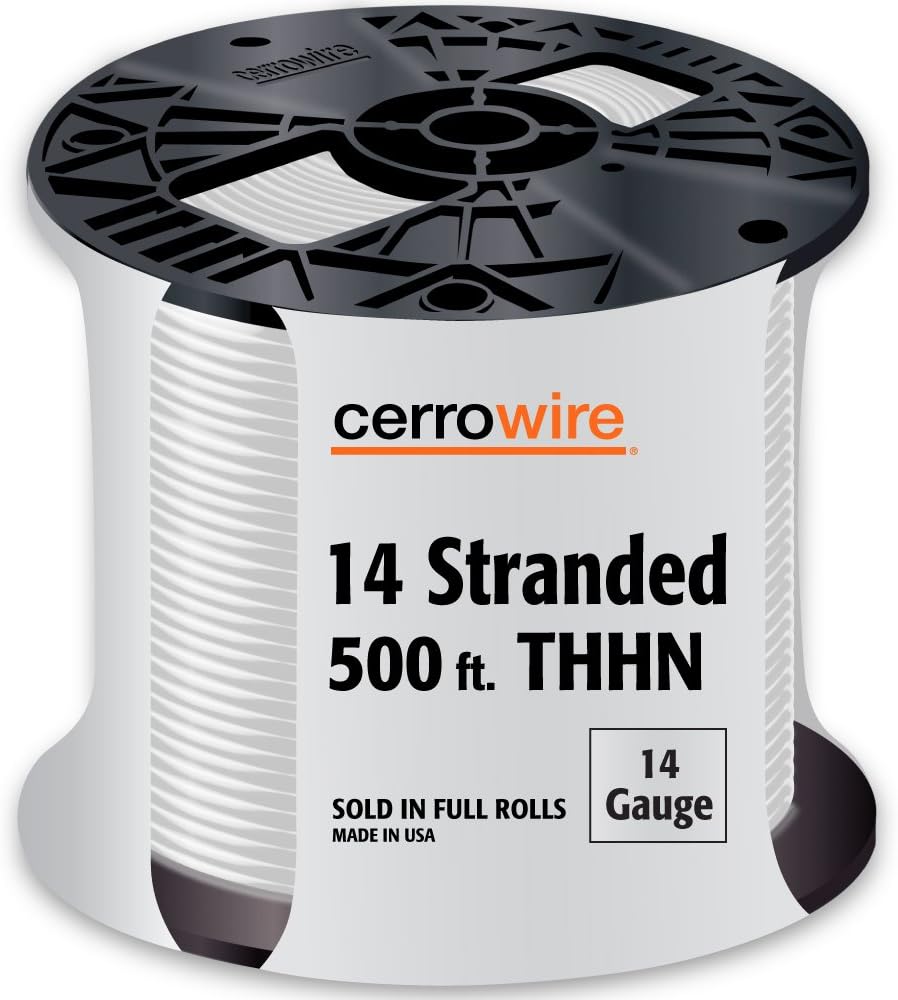 Cerro 112-3455J 500-Feet 14-Gauge Stranded THHN, Green