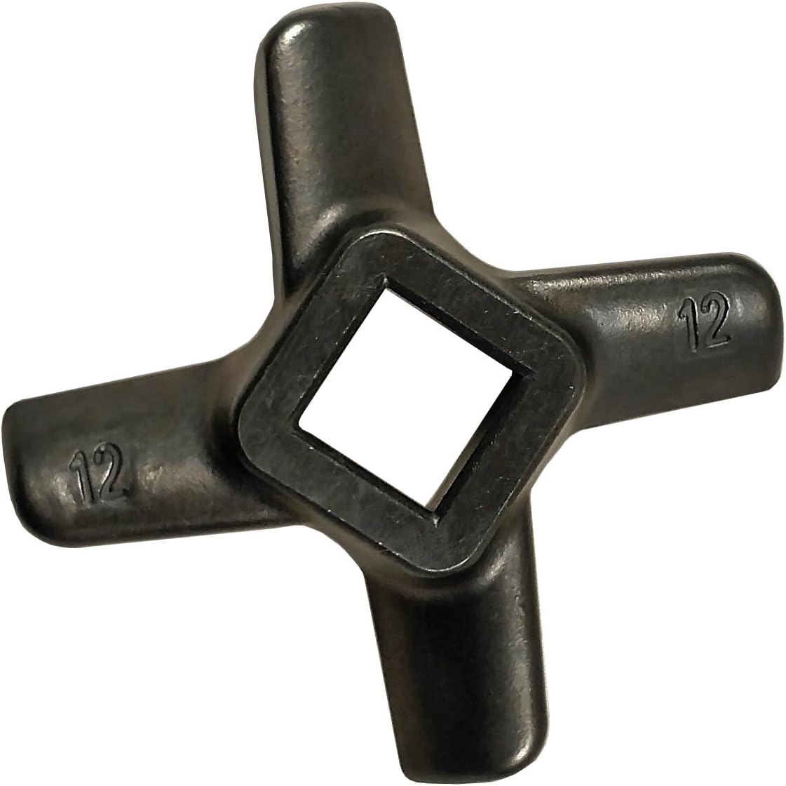 #12 Meat Grinder Blade Solid Drop Forge Steel Construction from Sharpened in The USA