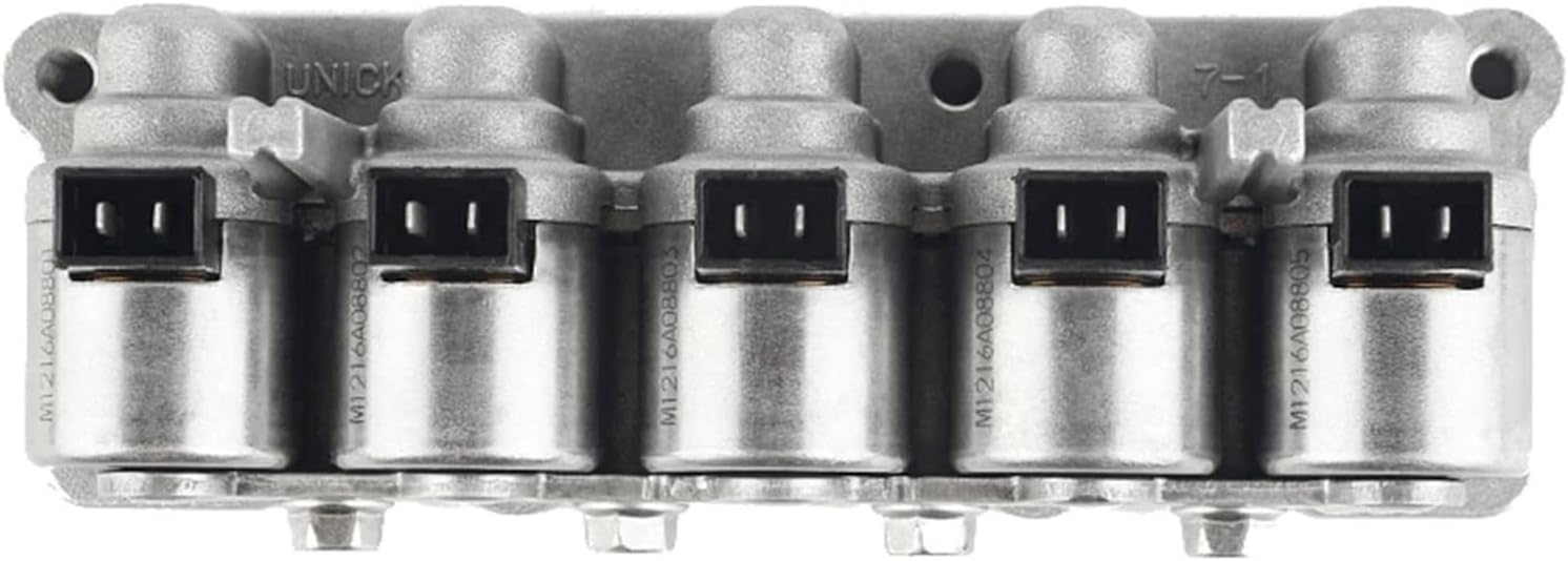 A4CF1 A4CF2 Automatic Transmission Shift Solenoid Valve Fits for Hyundai-Elantra 2009-2012, for Kia-Soul Forte Spectra Forte KM A4CF1 A4CF2 Gearbox Solenoids Replace OE 46313-23000
