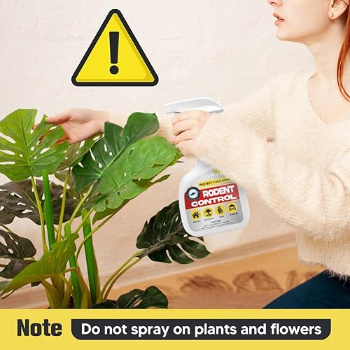 Miniatura 8 de ANEWNICE Spray repelente de roedores, repelente de ratones, repelente de ratones para casa, menta para repeler ratones, ratones y ratas, repelente