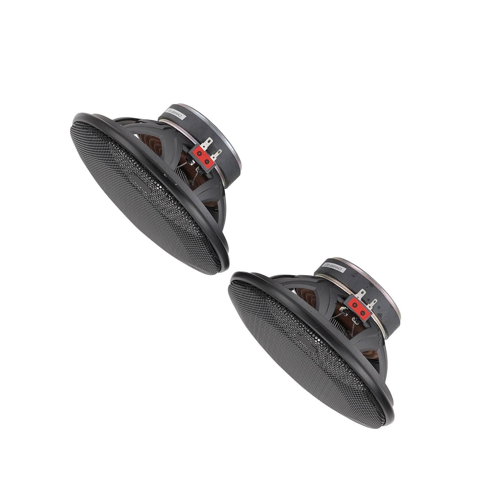 Ausla Set Altoparlanti per Auto da 6,5 ​​pollici, di Altoparlanti con Componenti a Cono in Fibra di Vetro 60 W 4 Ohm con Tweeter Crossover, 91 DB da 60 Hz a 20 KHz per Audio di Luoghi Pubblici di Case