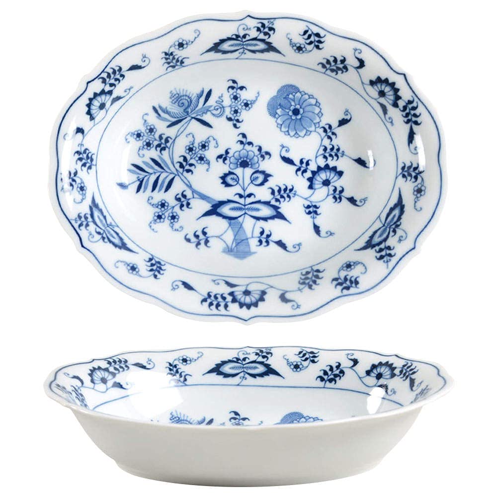 Amazon.com | Blue Danube Oval Vegetable Bowl: Dinnerware: Serving