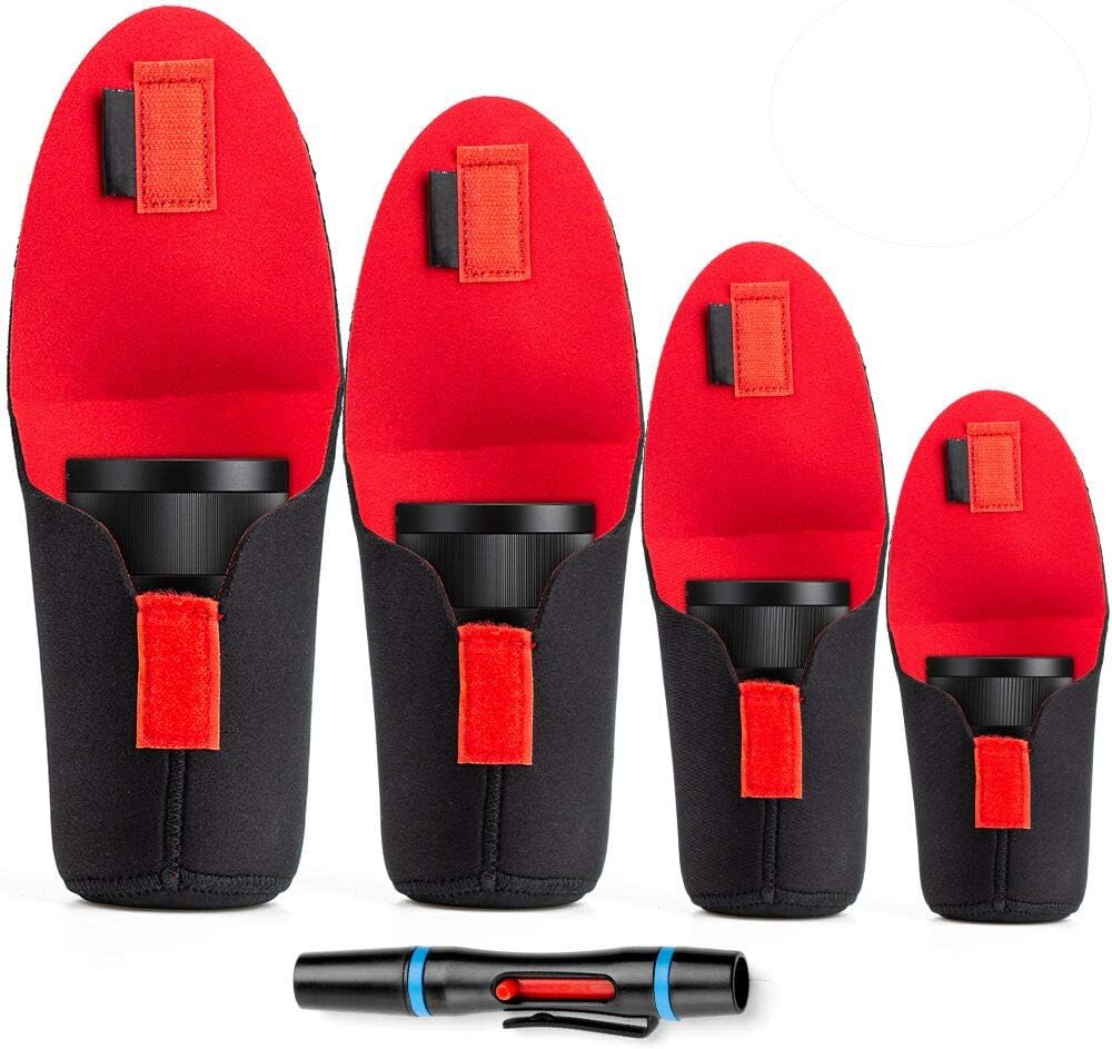 Lens Pouch Bag Lens Case Cover Sleeve,Soft Neoprene Travel