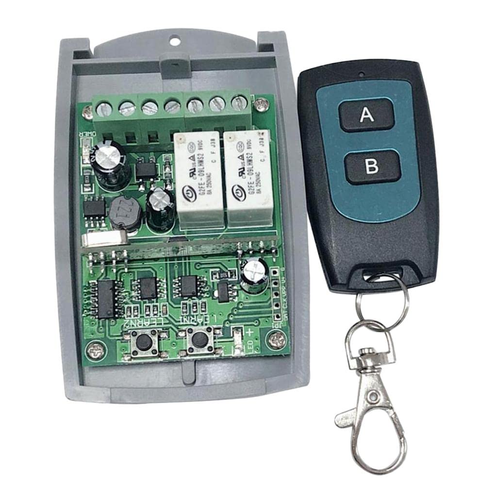 CALANDIS DC12V-48V Forward and Reverse Switch+Waterproof Two-Key Remote Controller-image-11