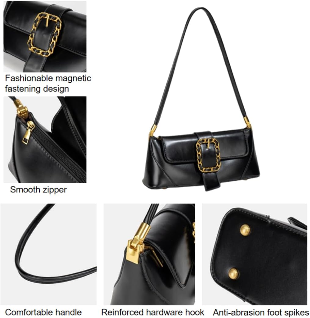 Clutch Purses Shoulder Bag For Women Cute Small Hobo Handbags Evening Bolsos Para Mujeres Black In Daily Use - Image 4