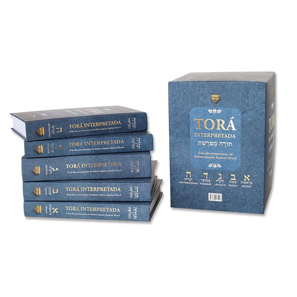 Torasanさま Torá Interpretada (5 volumes) À luz dos ensinamentos do Rabino